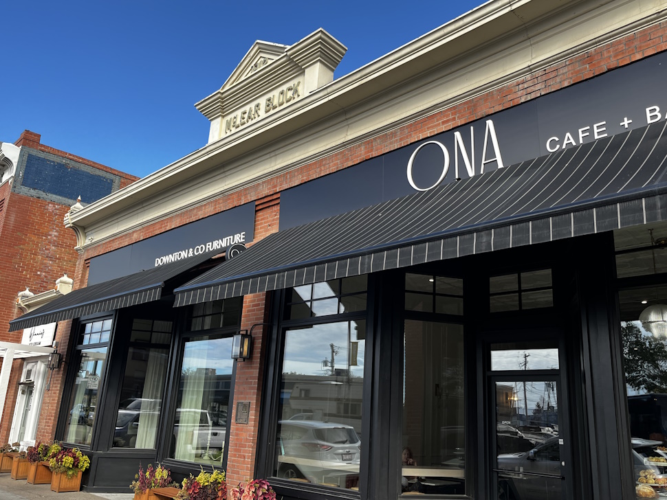 Downtown building designated as a Municipal Historic Resource